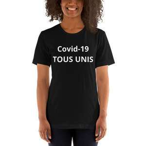 T-shirt  TOUS UNIS Covid-19 Unisexe à Manches Courtes - MRP BUSINESS