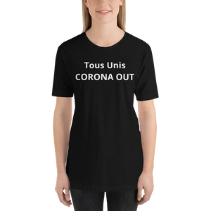 T-shirt CORONA OUT Unisexe à Manches Courtes - MRP BUSINESS
