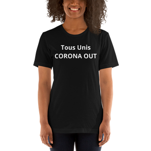 T-shirt CORONA OUT Unisexe à Manches Courtes - MRP BUSINESS